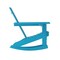 Flash Furniture Blue Adirondack Rocking Chair with Cupholder LE-HMP-1045-31-BL-GG - alternate 3